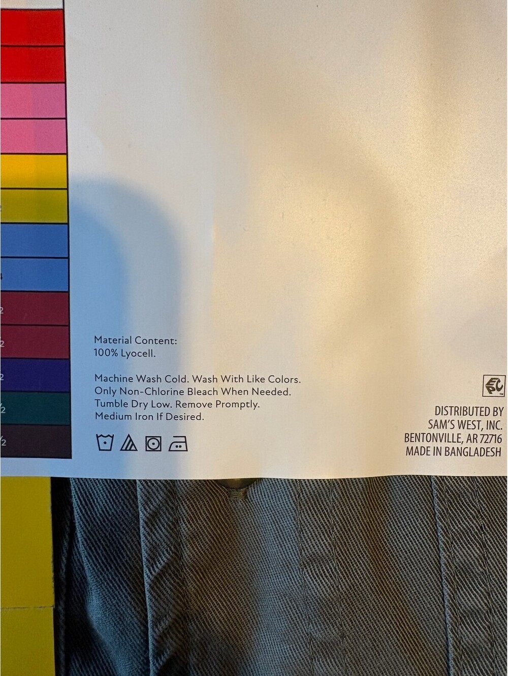 Member's Mark Tencel Camp Shirt Relaxed Fit with Two Chest Pockets Medium - Picture 4 of 6